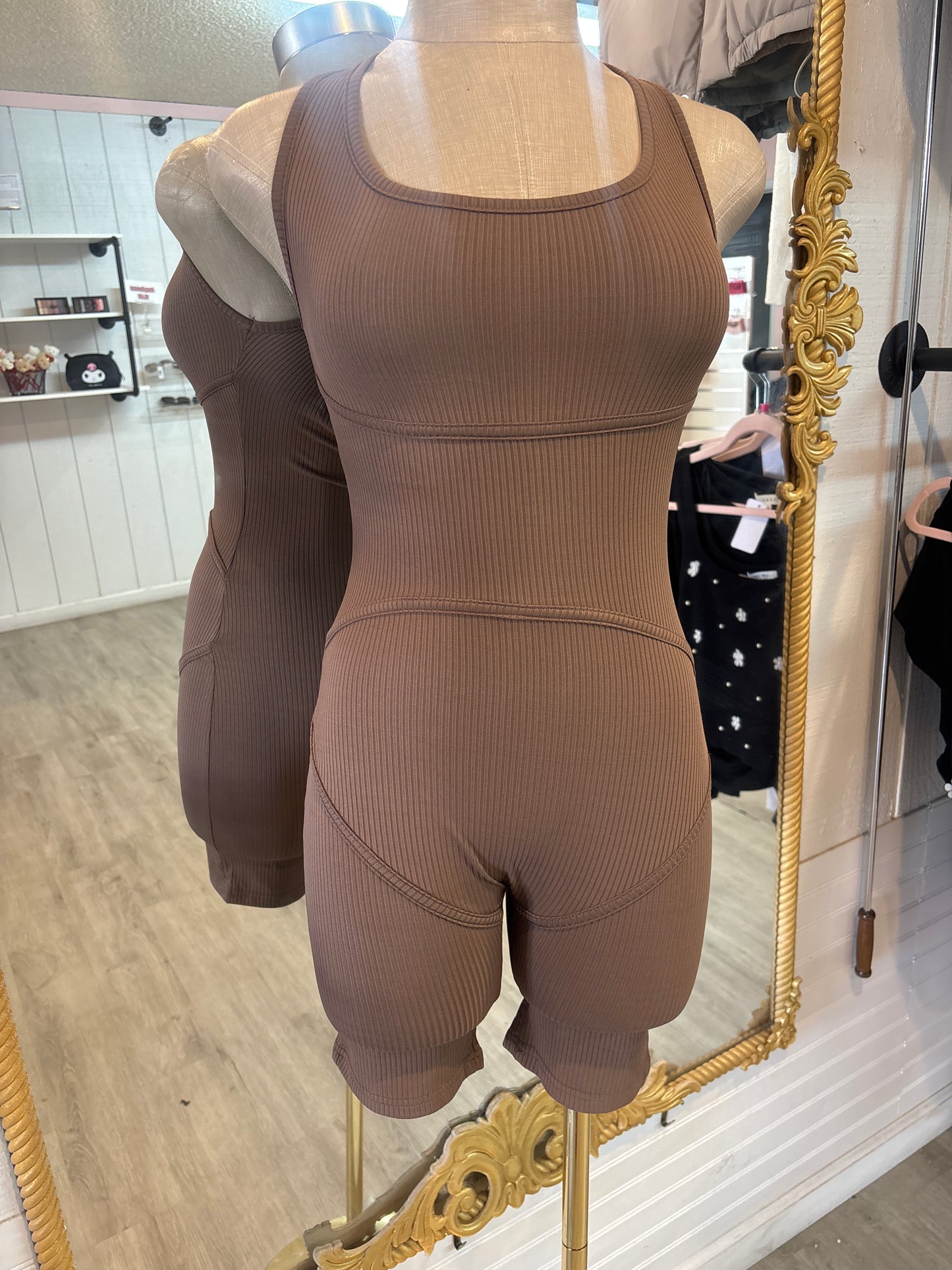 Brown romper