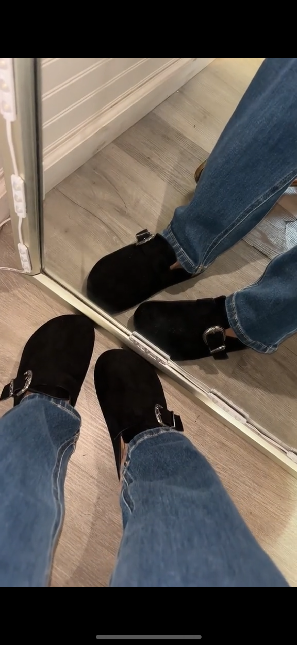 Black clogs