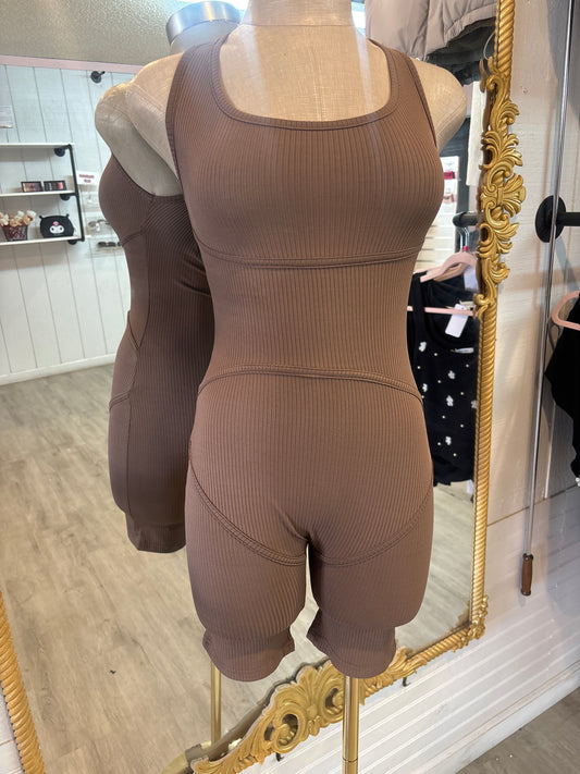 Brown romper