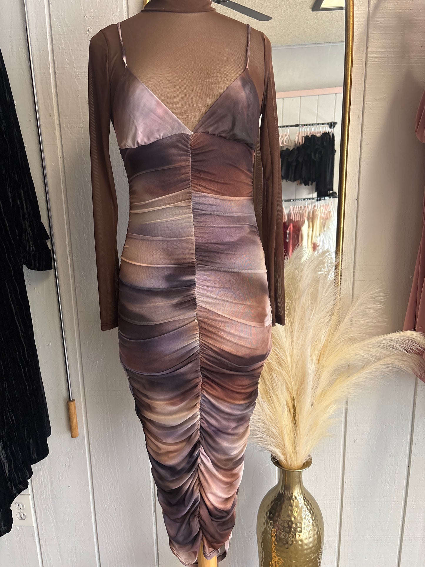 Lily long sleeve dress