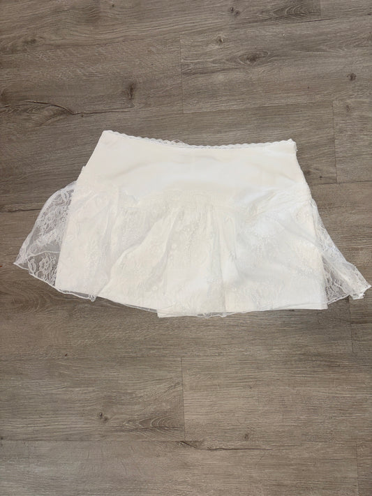 White Mini Skirt