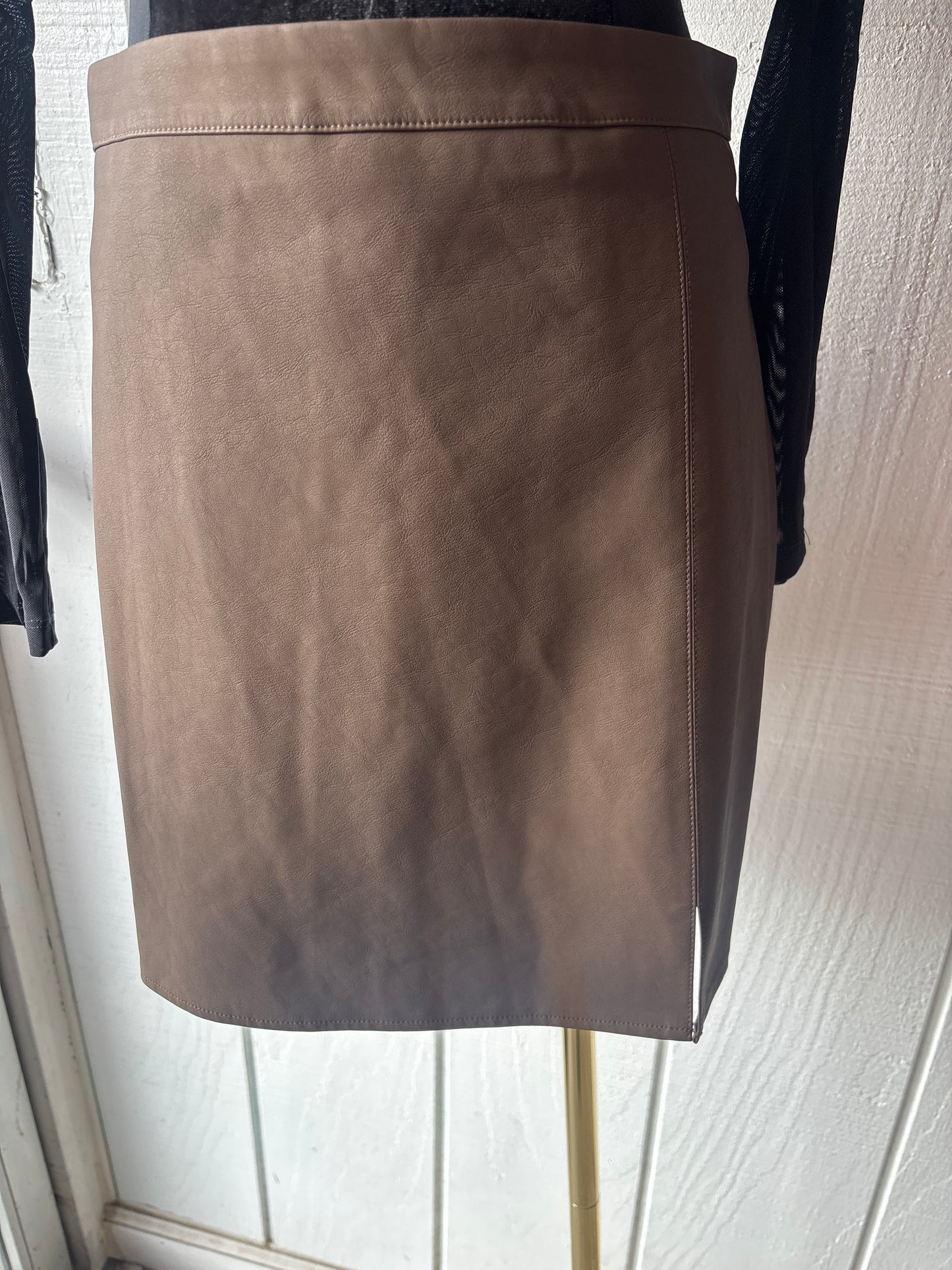 Leather skirt