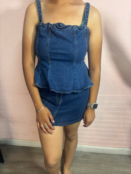 Denim top