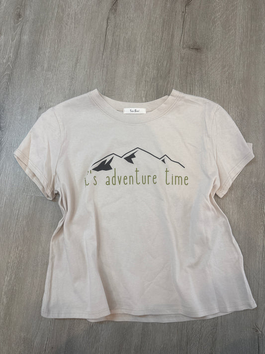 Adventure time cropped t-shirt